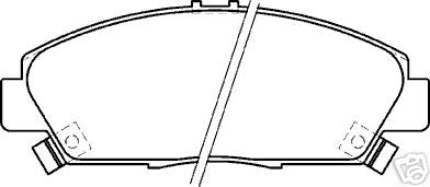 FOR HONDA PRELUDE BB3 B8 BB9 BRAKE PADS FRONT MINTEX