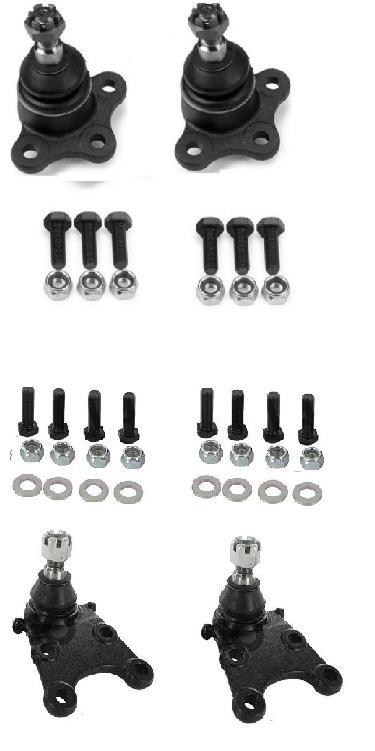 FOR VAUXHALL FRONTERA 2 FRONT SUSPENSION LOWER 2UPPER BALL JOINTS 