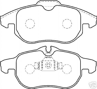 VW GOLF  MK5 2003> FRONT  BRAKE PADS MINTEX MDB2604