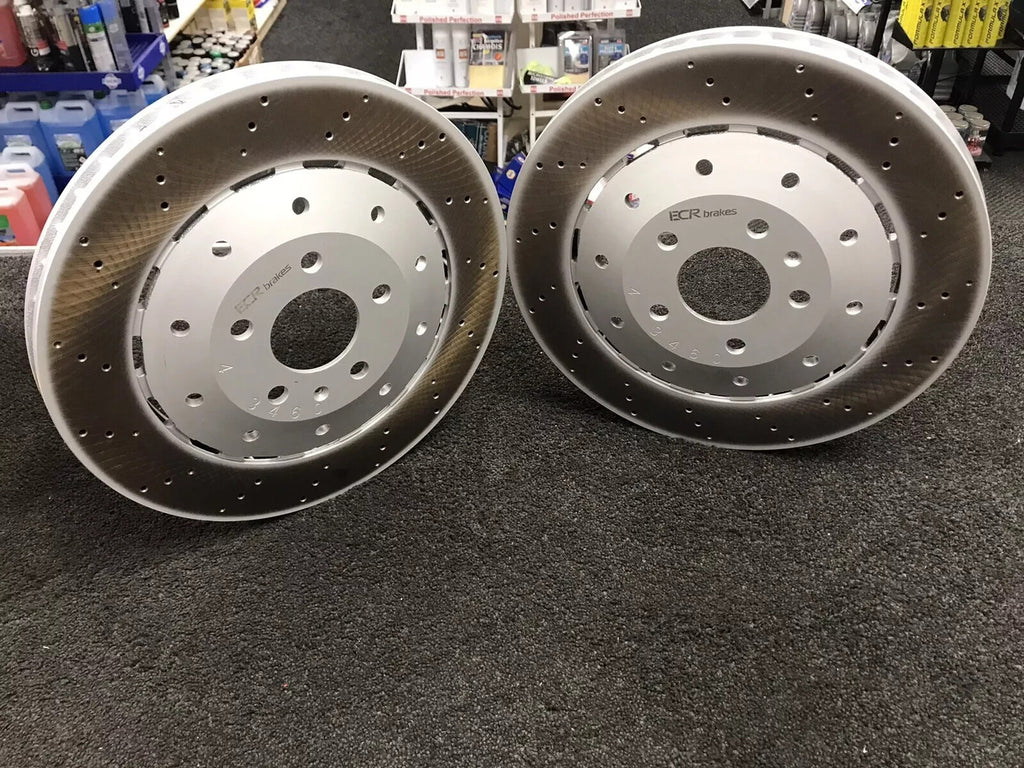 AUDI R8 MK1 2008-15 2 REAR BRAKE DISCS 356 X32