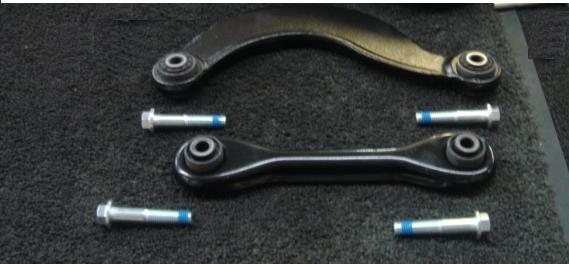 VOLVO  C30 REAR 2.0 T5 D5 2 REAR SEMI TRAILING ARMS UPPER LOWER BUSH BOLTS