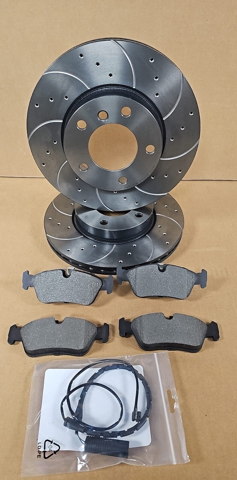 3 SERIES 320I (E36) BREMBO DRILLED BRAKE DISC PAD REAR HAND BRAKE SHOES