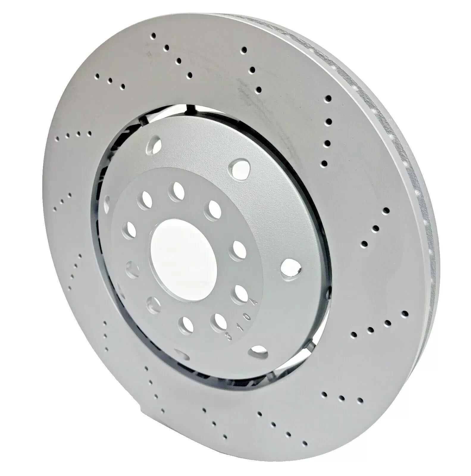AUDI RS6 C5 2 FRONT BRAKE DISC DISCS 2002-05 GENUINE ZIMMERMAN DRILLED