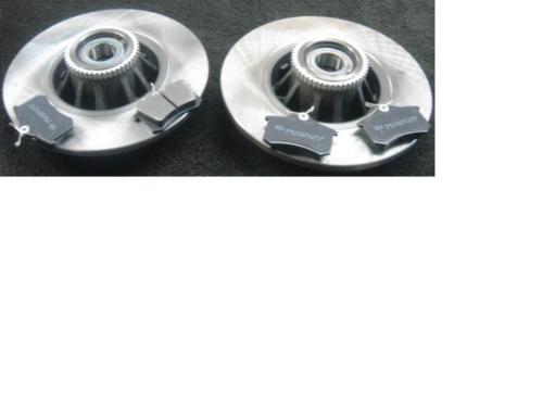 RENAULT MEGANE SCENIC MK1 REAR BRAKE DISCS DISCS  BRAKE PADS BEARING ABS RING