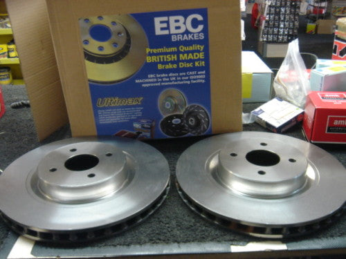 FORD FOCUS RS 02-05 FRONT BRAKE DISCS EBC