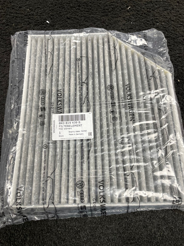 ORIGINAL AUDI A4 S4 A5 S5 Q5 RS5 Q5 DUST POLLEN CABIN FILTER GENUINE 8K0819439B