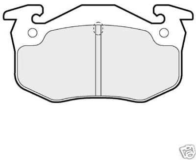 CITROEN XSARA PICASSO MINTEX REAR BRAKE PADS SET