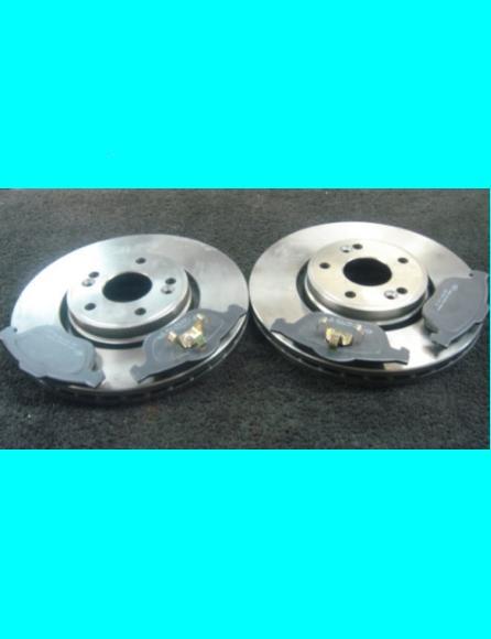 FORD FOCUS 05> FRONT BRAKE DISCS BRAKE PADS 15" WHEELS