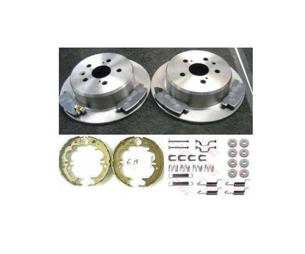 FOR TOYOTA CELICA 1.8 2.0 GT ST202 REAR BRAKE DISC HANDBRAKE SHOES FITTING KIT 