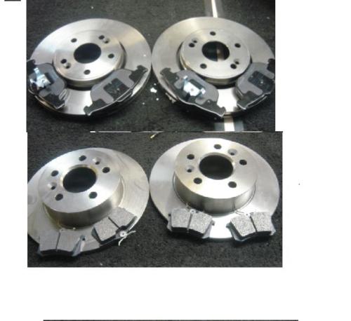  SCENIC RX4 FRONT REAR BRAKE DISCS PADS 300MM 5 STUD