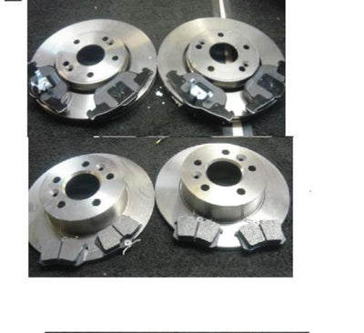  SCENIC RX4 FRONT REAR BRAKE DISCS PADS 300MM 5 STUD