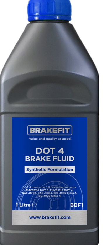 BRAKEFIT 1L 1 LITRE DOT 4 SYNTHETIC BRAKE & CLUTCH FLUID 
