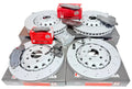 AUDI RS4 B9 2017-24 OEM GERMAN PERFORMANCE CROSS DRILL BRAKE DISC PAD FRONT REAR