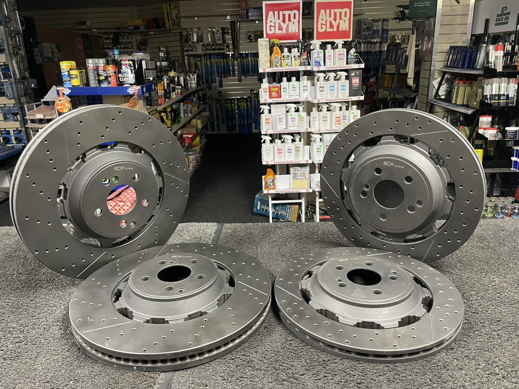 FOR MERCEDES S65 V222 AMG A217 C217 R231  FRONT REAR BRAKE DISC COATED BLACK