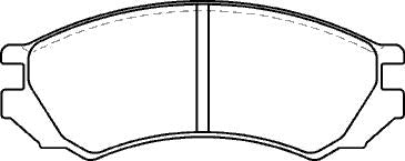 FOR NISSAN PRIMERA 1.6,2.0D 1990-993 FRONT PADS MINTEX  AKE