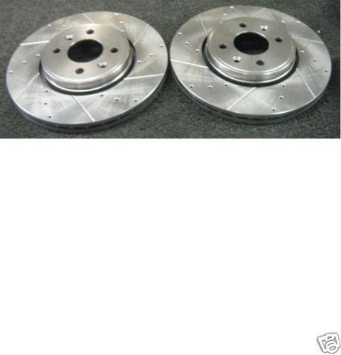 MEGANE CABRIOLET FRONT  DRILLED GROOVED BRAKE DISC
