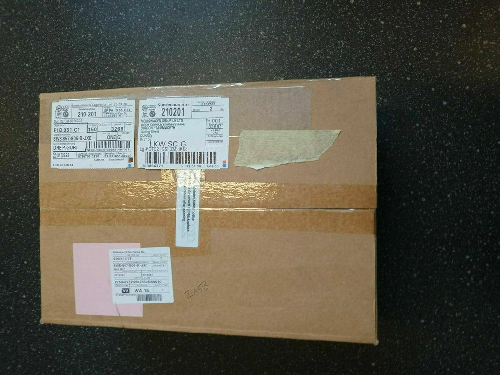 AUDI A5 2017ON REAR SEAT BELT RH RIGHT SIDE 8W8857806BJXE*GENUINE*