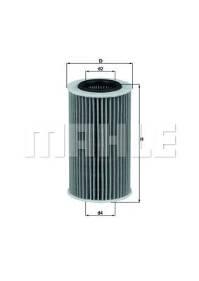 MAHLE OX 384D OIL  FILTER 