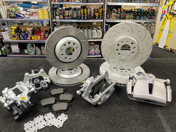 AUDI A3 TFSi TDi 8V  FRONT REAR BIG BRAKE DISC UPGRADE CONVERSION KIT