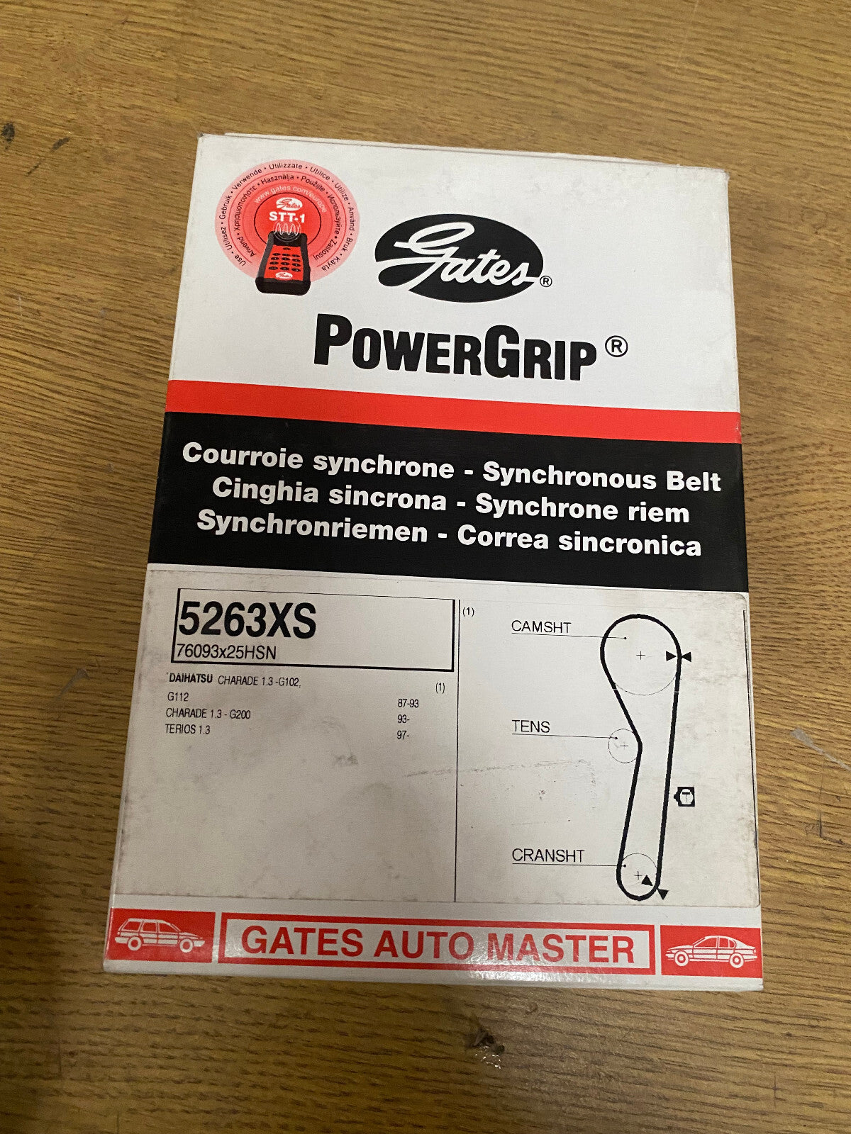FOR DAIHATSU CHARADE HIJET TERIOS 4WD 1.3 GATES POWERGRIP TIMING BELT 5263XS