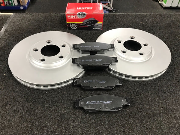 FOR JAGUAR S TYPE 2.7D 2.5V6 BRAKE DISCS PLATINUM 300MM MINTEX BRAKE PAD FRONT