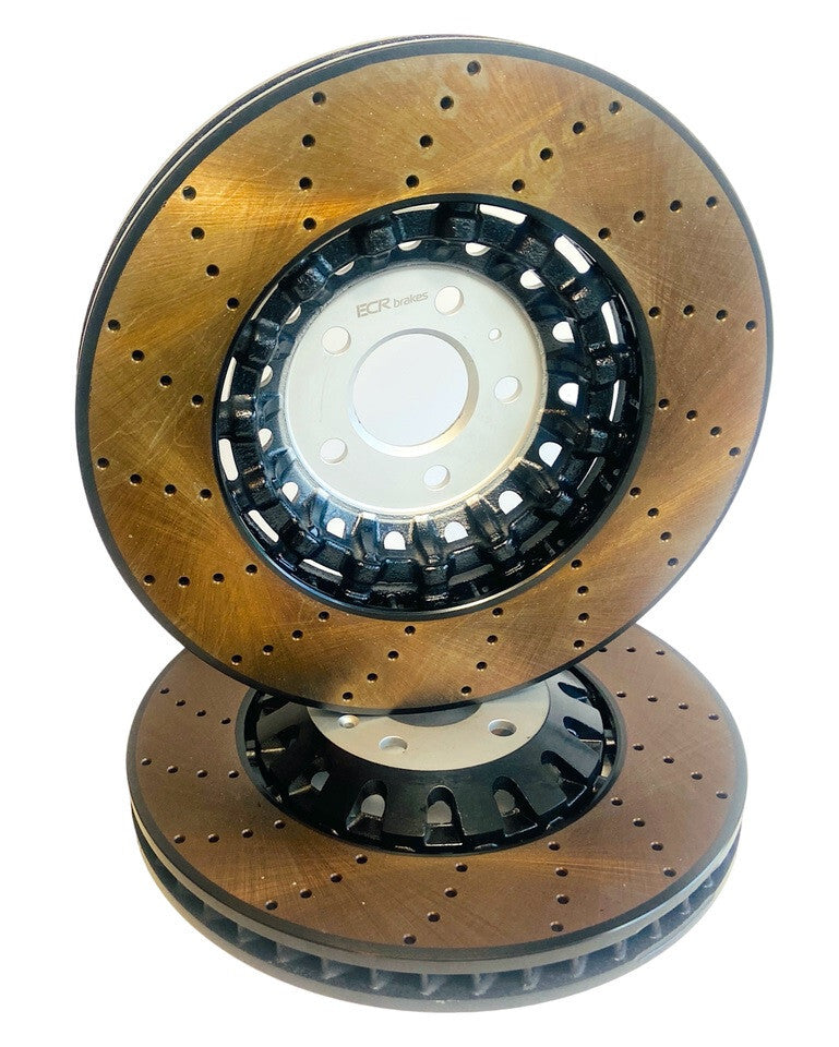 AUDI RS4 RS5 B9 2017-ON FRONT VENTED BRAKE DISCS PAIR 4M0615301AM