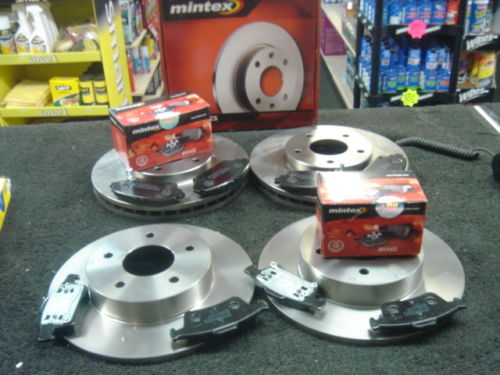 FOR PRIMERA 1.6 16V 02-06 MINTEX BRAKE DISC PADS FRONT REAR