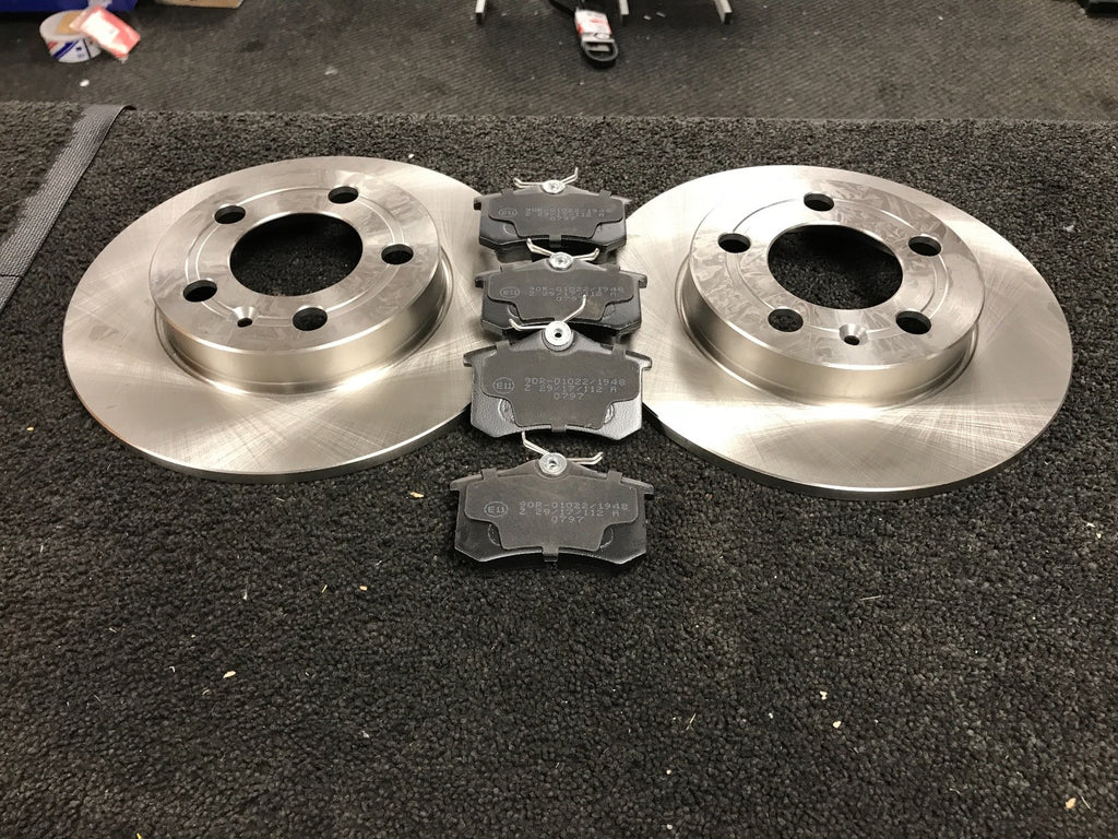 FOR VW T-CROSS SEL TSI (MK1 (C1)) REAR BRAKE DISC PAD AND CALIPER FULL SET