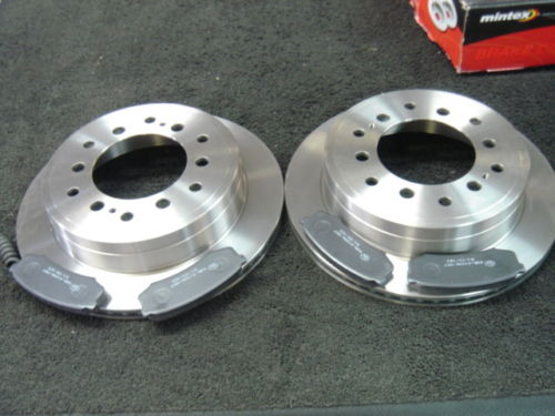 FOR MITSUBISHI SHOGUN PAJERO DID 00> REAR BRAKE DISCS &PADS