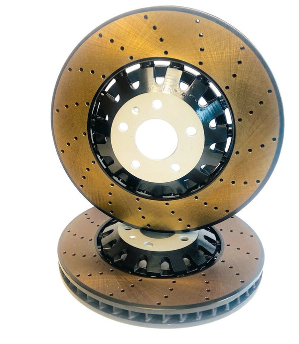 AUDI RS4 RS5 B9 2017-ON FRONT VENTED BRAKE DISCS PAIR 4M0615301AM