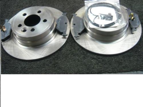 ROVER 75 CONNOISSEUR REAR BRAKE DISCS & PADS & SENSORS