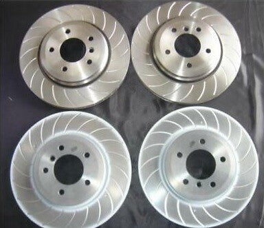 BMW 530 535 540 E39 FRONT AND REAR DISCS GROOVED BRAKE DISC  