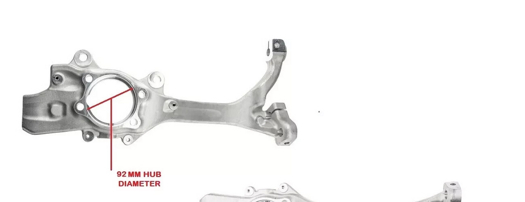 AUDI A6 S6 ALLROAD AVANT C6 2004-11 STEERING HUB KNUCKLE BEARING CARRIER NS LH 9