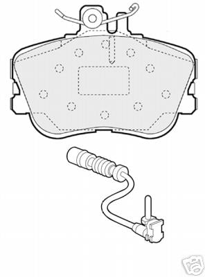 FOR MERCEDES C180 C200 C220 BRAKE PADS WARNING WIRE FRONT