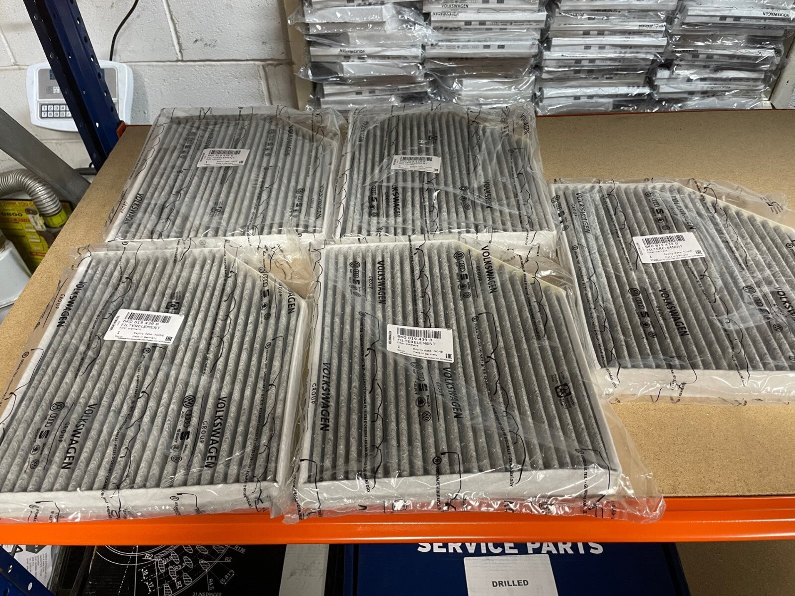 GENUINE AUDI A5 8F 8T TDi QUATTRO TFSi POLLEN CABIN FILTER 8K0819439B X5PCS