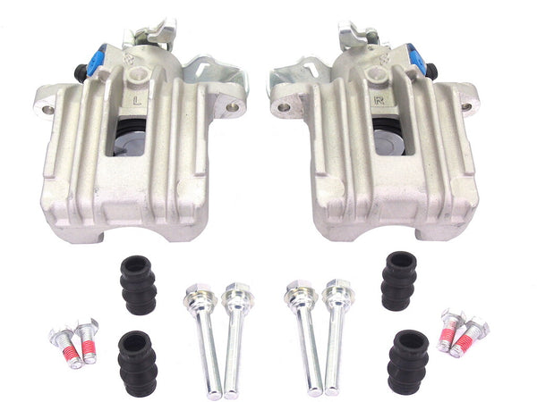 2X REAR BRAKE CALIPER+ SLIDER PINS AUDI A3 SEAT LEON 1M 20V OCTAVIA SOLID DISC