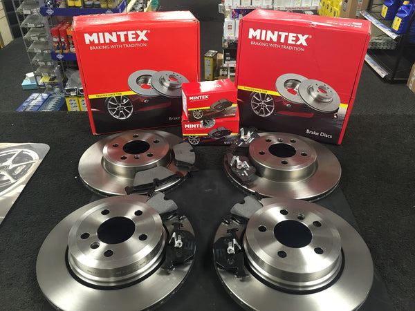 BMW X3 2.0D X DRIVE 3.0D 2.5i Si E83 BRAKE DISC MINTEX FRONT REAR BRAKE DISC PAD
