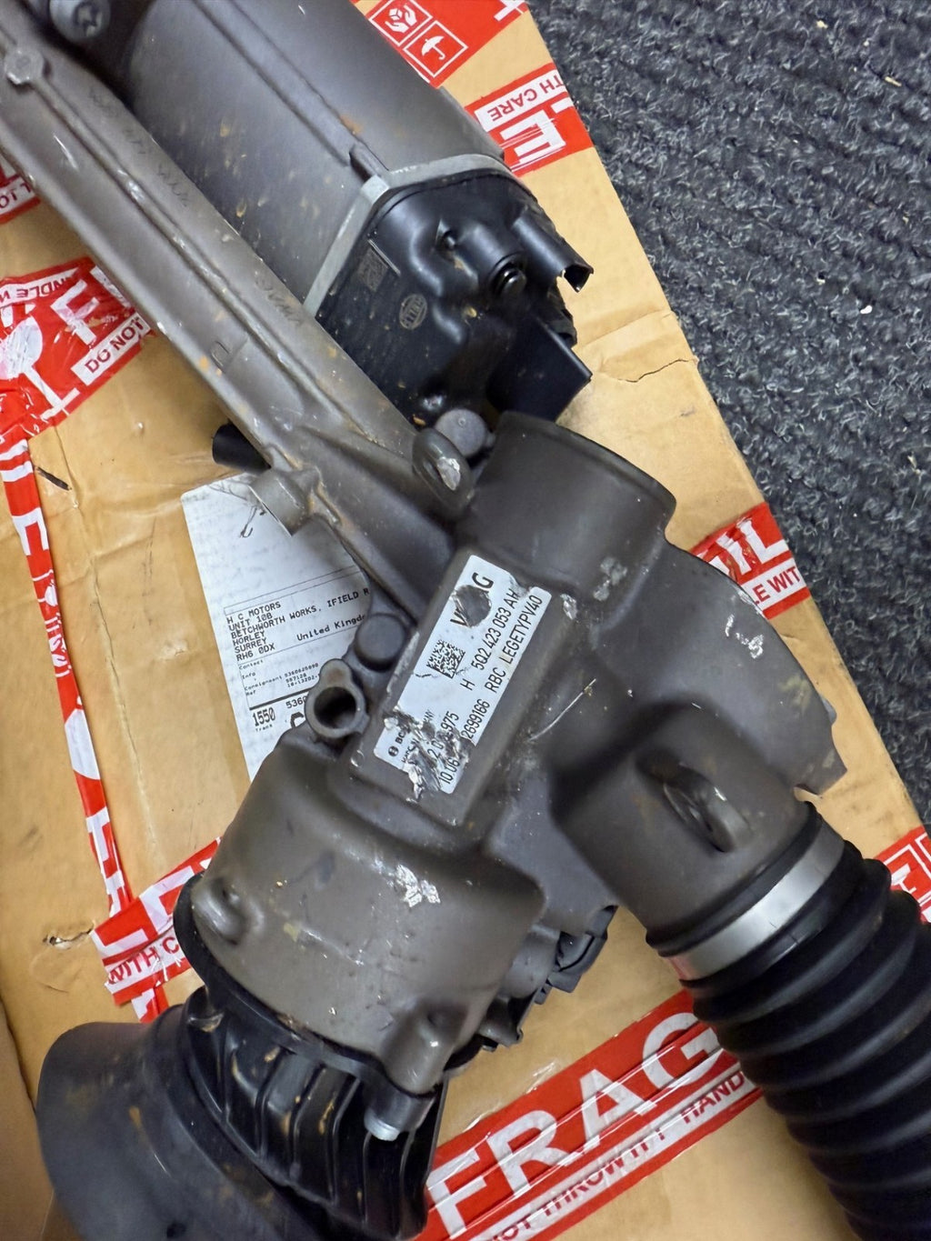 NEW GENUINE GOLF R MK7 7.5 GTD GTi  ELECTRIC POWER STEERING RACK BROKEN PLUGS