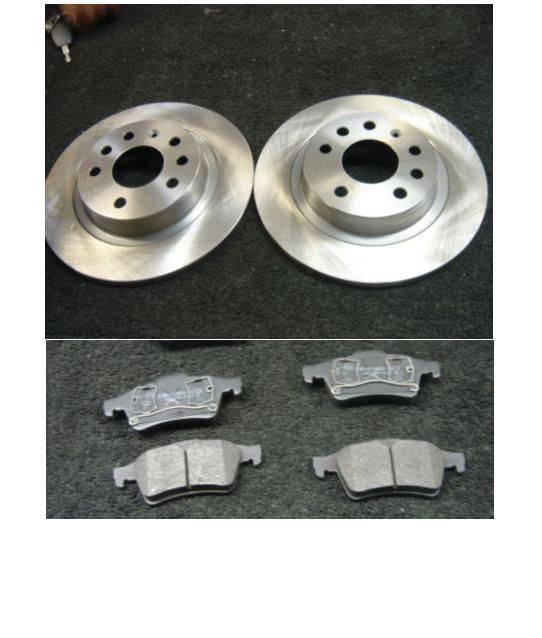 VAUXHALL VECTRA C SIGNUM 2002-2007 REAR BRAKE DISC BRAKE PADS 