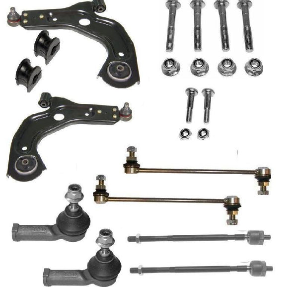 FOR FIESTA 1996-2002 WISHBONE ARM ANTI ROLL BAR LINK BUSH TRACK ROD END FUL KIT