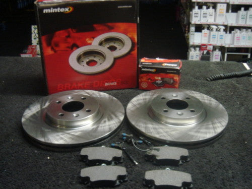 RENAULT CLIO MK2 1998-2004 BRAKE DISC MINTEX  VENTED DISCS PADS 259MM BOSCH
