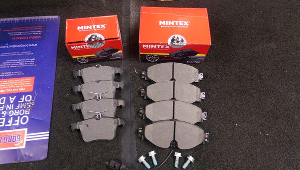 AUDI Q3 S3 LEON KODIAQ ARTEON TIGUAN ALLSPACE BRAKE PADS FRONT REAR MINTEX  
