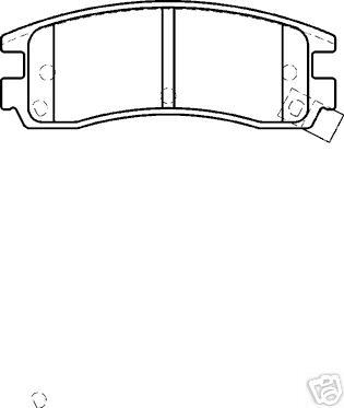 VAUXHALL SINTRA FRONT & REAR MINTEX PADS !NEW! !!WOW!!