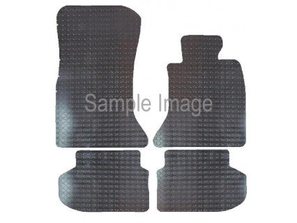 BMW 5 Series F10/F11 2010-13 Fully Tailored Deluxe RUBBER Car Mats in Black.