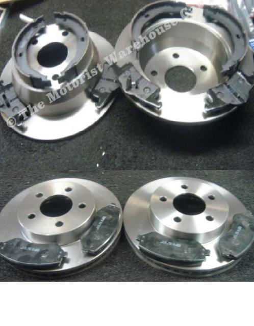 GRAND CHEROKEE 4.0 4.7 BRAKE DISCS & PADS & HB SHOES