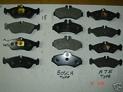 FOR MERCEDES SPRINTER 311 213 313 316 BRAKE PADS FRONT REAR