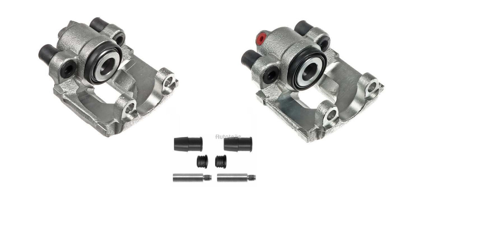 2 REAR BRAKE CALIPER LH RH +SLIDERS BMW 3SER E46 Ci COUPE  VENTED REAR DISC