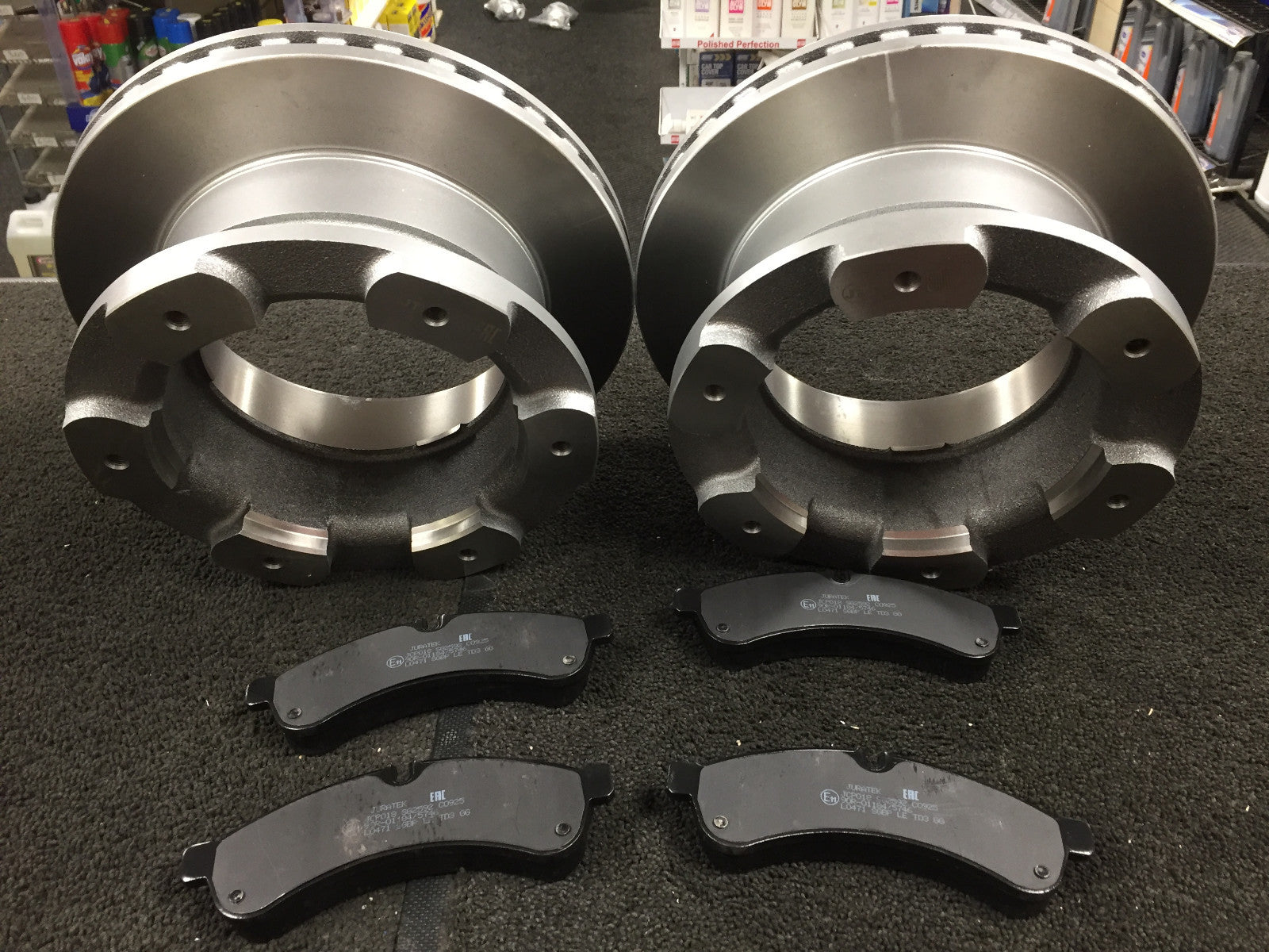 FIT IVECO DAILY 3.0TD HPI 3.5 TON TWIN WHEELER 2006-2020 REAR BRAKE DISC PADS