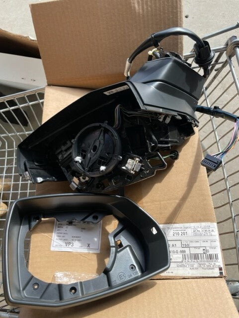 AUDI Q7 4M 2016-2021 RH OS DOOR MIRROR ASSEMBLY 4M2857410G9B9 GENUINE NEW