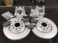 AUDI TT MK2 3.2 8J REAR BRAKE DISC CONVERSION SOLID TO VENTED CARRIER KIT 310X22